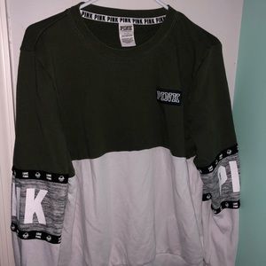 Pink crewneck sweatshirt